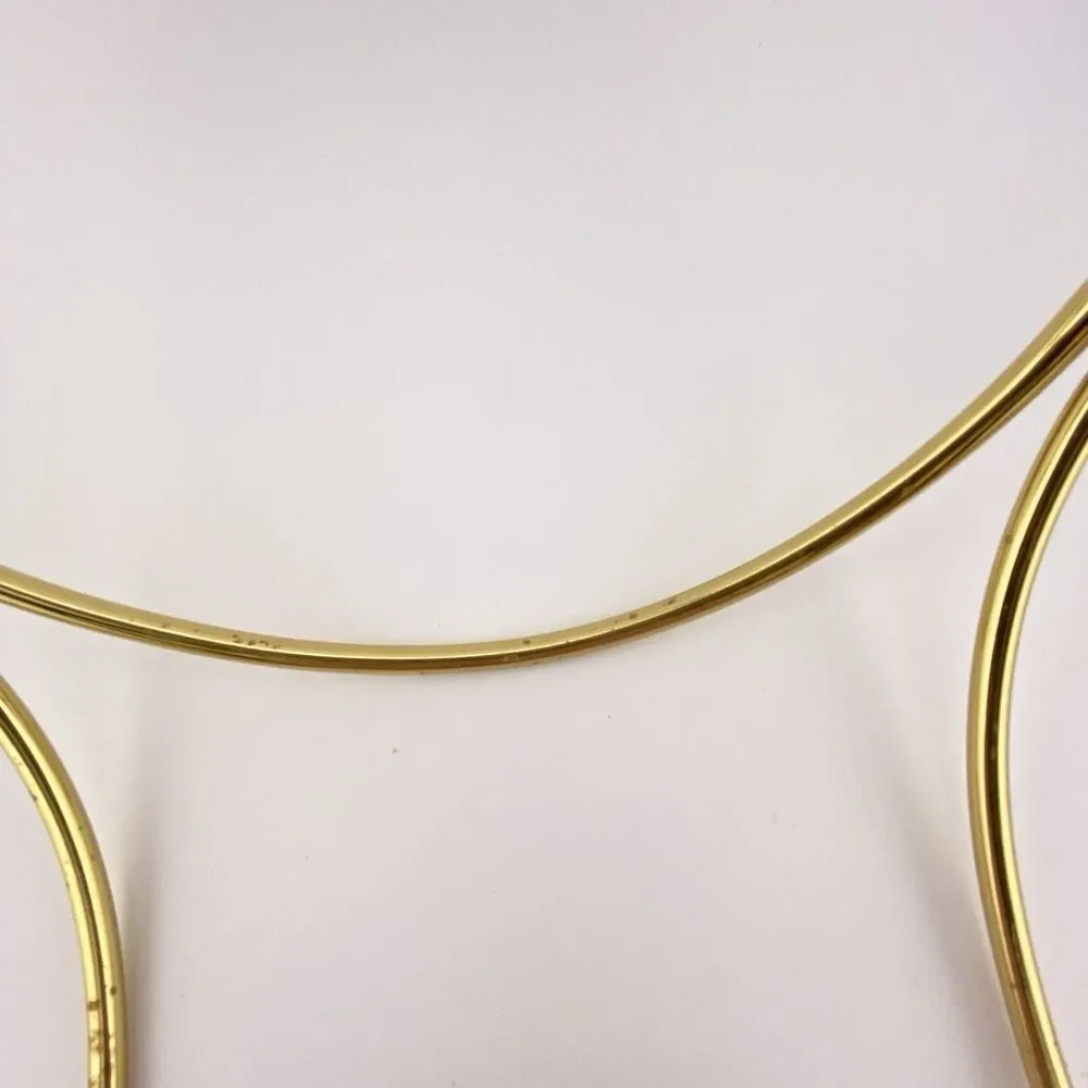 Vtg Partylite Modern Brass Candelabra 4 Taper Candle Holder Centerpiece MCM - Picture 8 of 11